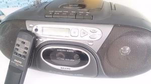 radiocasete cd con control remoto