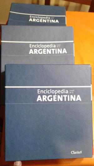 Enciclopedia argentina clarin nuevos 3 tomos $ 200