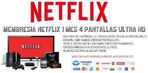 Gif Card Netflix Premium 1 Mes Compra Ahora