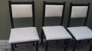 Juegos de 6 sillas reforzadas nuevas$