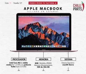 Macbook Apple Rose Gold Retina 1.1ghz 8gb 256gb Teclado Esp