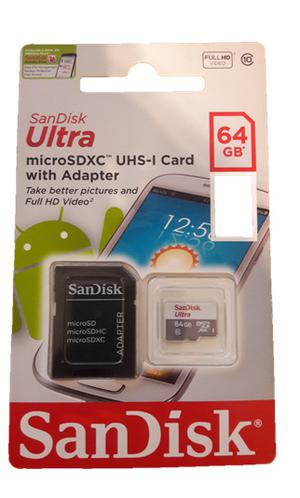 SanDisk ULTRA 64GB + Adaptador