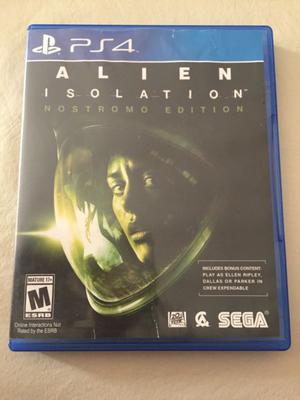 Alien Isolation Nostronomo Edition Ps4 Impecable!