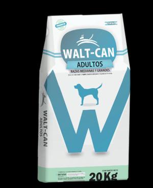 Alimento balanceado PREMIUM Walt can x 20kg