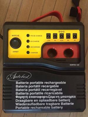 Bateria Portatil Recargable 12V