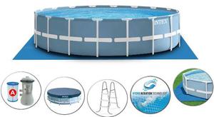 Pileta Intex 457 X 107 Full Completa Sist Hydro Aeration