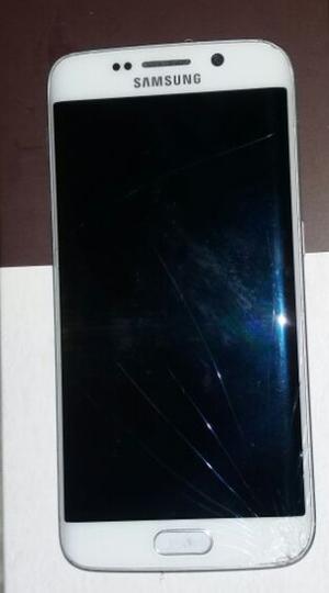 Samsung galaxy S6 edge 32 gb blanco. modulo roto