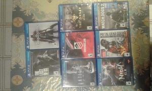 Vendo Juegos PS4