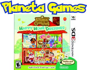 Animal Crossing Happy Home Designer Nintendo 3ds Nuevos Caja