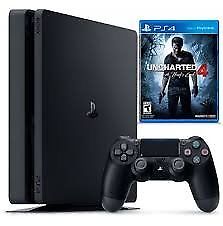 PS4 - PLAY STATION 4 SLIM - UNCHARTED 4 - JUEGO FISICO - 500