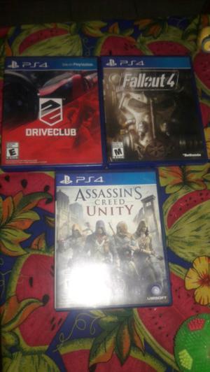 Permuto Assassins Creed y driverclub o Fallout x crash