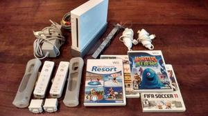 Wii + Muchos Accesorios + Juegos Originales