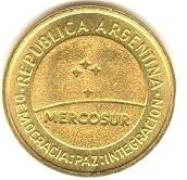 Argentina 50 Centavos  - Mercosur - Sin Circular