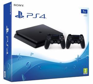 PlayStation 4 slim de 1TB, 2 Joystick + juego. NUEVA Y EN EL