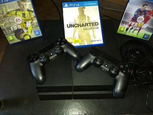 Playstation 4 en excelente estado, 500gb con 3 juegos