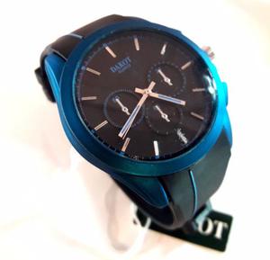 Reloj Hombres Dakot Dkt Azul Metalizado Maq Japonesa