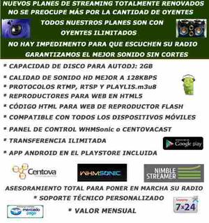 Streaming Inicio Tu Radio Por Internet Oyentes No Limitados