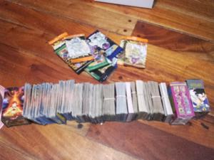 Lote de cartas Dragon Ball Z MAS DE 750 CARTAS!