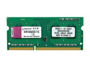 Memoria Kingston 1Gb DDR3 Notebook Netbook