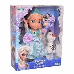 Muñeca Glowing Elsa Frozen Canta Se Ilumina Original Ditoys