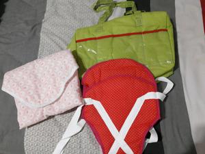 Bolso, cambiador y mochila de bebé sin uso
