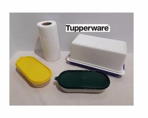 Cajas rectangulares marca Tupperware auténticos. Muy poco