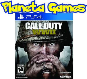 Call of Duty Ww2 Playstation Ps4 Fisicos Caja Cerrada