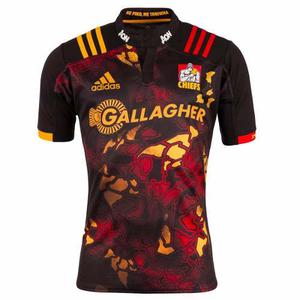 Camiseta Rugby Chiefs Nueva Zelanda Negra Titular 