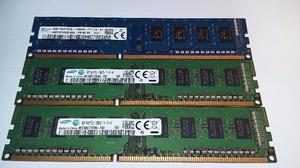 Memorias DDR3 de 4GB