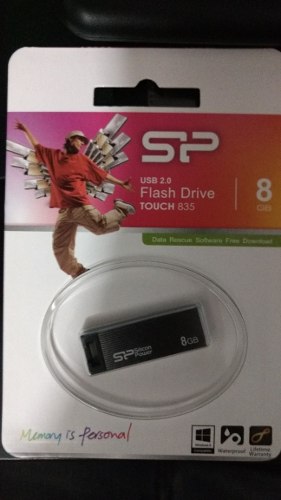 Pendrive Sp 8gb Usb 2.0 Flash Drive Touch 835 Color Gris