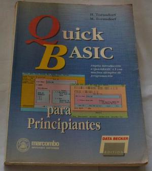 Quick Basic Para Principiantes H.y M Tornsdorf Marcombo Ed