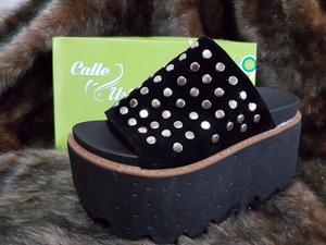 SANDALIAS PLATAFORMA(Con Tachas)(base 12cm)