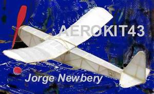 Avión De Madera Balsa Para Armar Jorge Newbery- Motor A