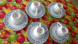 Juego de tazas porcelana