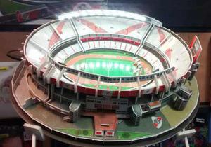 Maqueta Estadios 3d Terminada Ya Armada! River Con Luces !!!