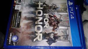 juego play 4 for honor. nuevo