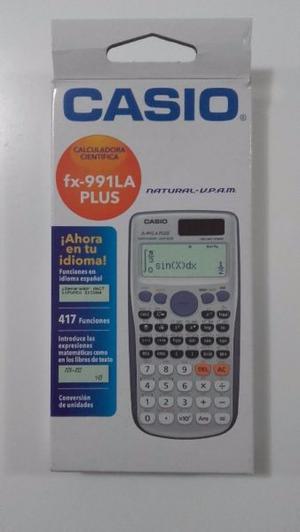 Calculadora científica Casio fx-991LA Plus nueva