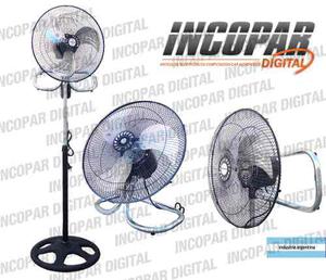 Ventilador 3 En 1 Metalico 18´´ Winco Pie Pared O Piso