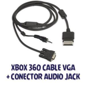 Xbox 360 Cable Vga + Audio Jack Electroalsina Banfield