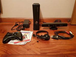 Xbox 360 Con Joystick, Kinect Y Transformador - Impecable