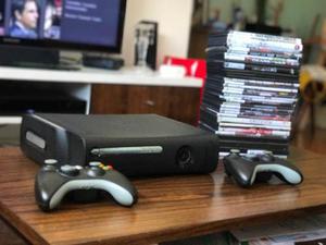 Xbox 360 Elite + 2 Joysticks + 37 Juegos - Perfecto Estado!