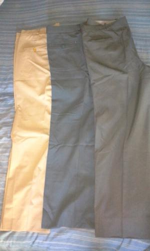 3 Pantalones de Vestir Hombre