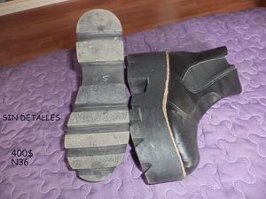 Botinetas de moda plataforma alta