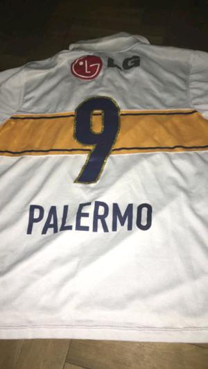 Camisetade Boca de M. Palermo partido despedida firmada