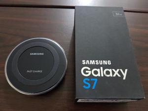 Imperdible Samsung Galaxy S7 en caja y cargador inalambrico