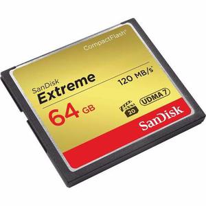 Memoria Compact Flash Sandisk Extreme 64gb 120mb/s Udma 7