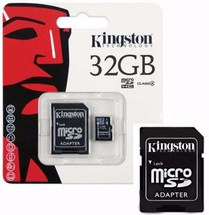 Memoria Kingston Micro Sd Hc 32gb Clase 4 Hd Original Gtia.
