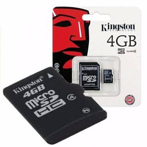 Memoria Micro Sd Adaptador Sd 4gb Kingston Clase 4 Original