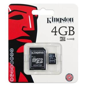 Memoria Micro Sd Kingston De 4gb Clase 4 - Dixit Pc