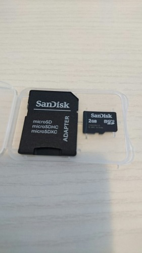 Memoria Microsd 2gb Original Sandisk En Bulk + Adaptador Sd